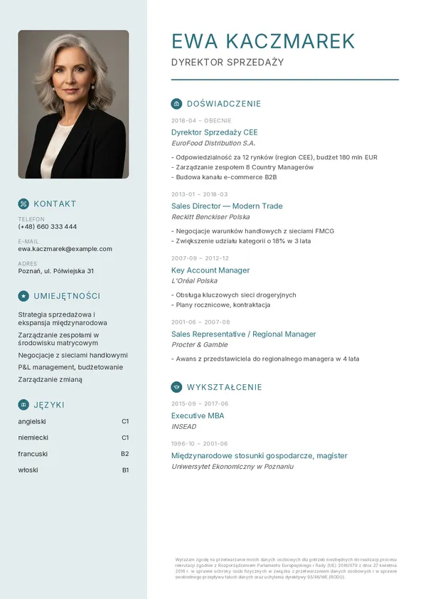 Szablon CV laguna